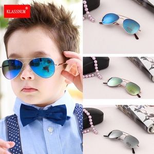 Kids Classic Sunglasses Boys Colorful Lens 2-10 Year